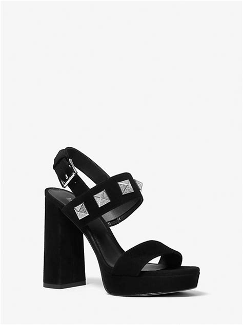 Wren Studded Suede Platform Sandal 